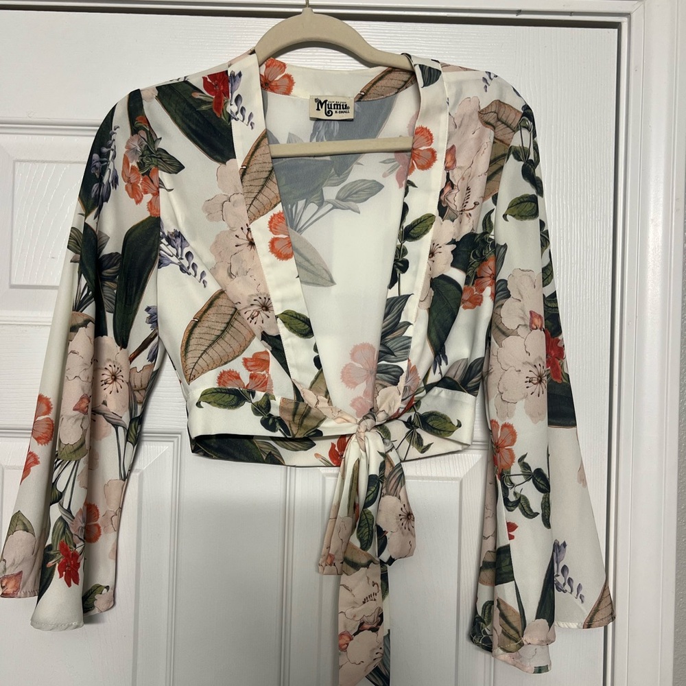 Show Me Your MuMu Floral Print Top